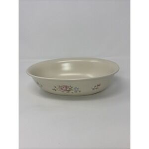 Pfaltzgraff Tea Rose 10 1/4" Oval Serving Vegetable Bowl Stoneware USA